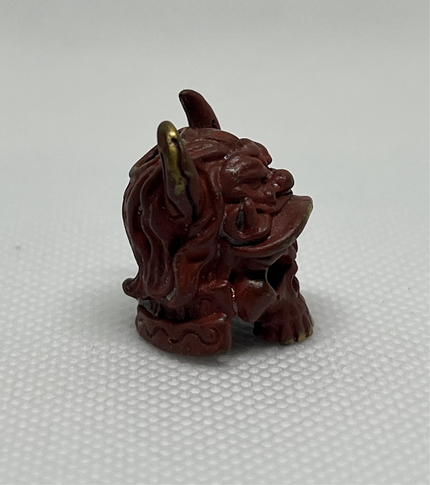 Brass Warrior Helmet Skull Lanyard Bead, EDC Paracord Bead.