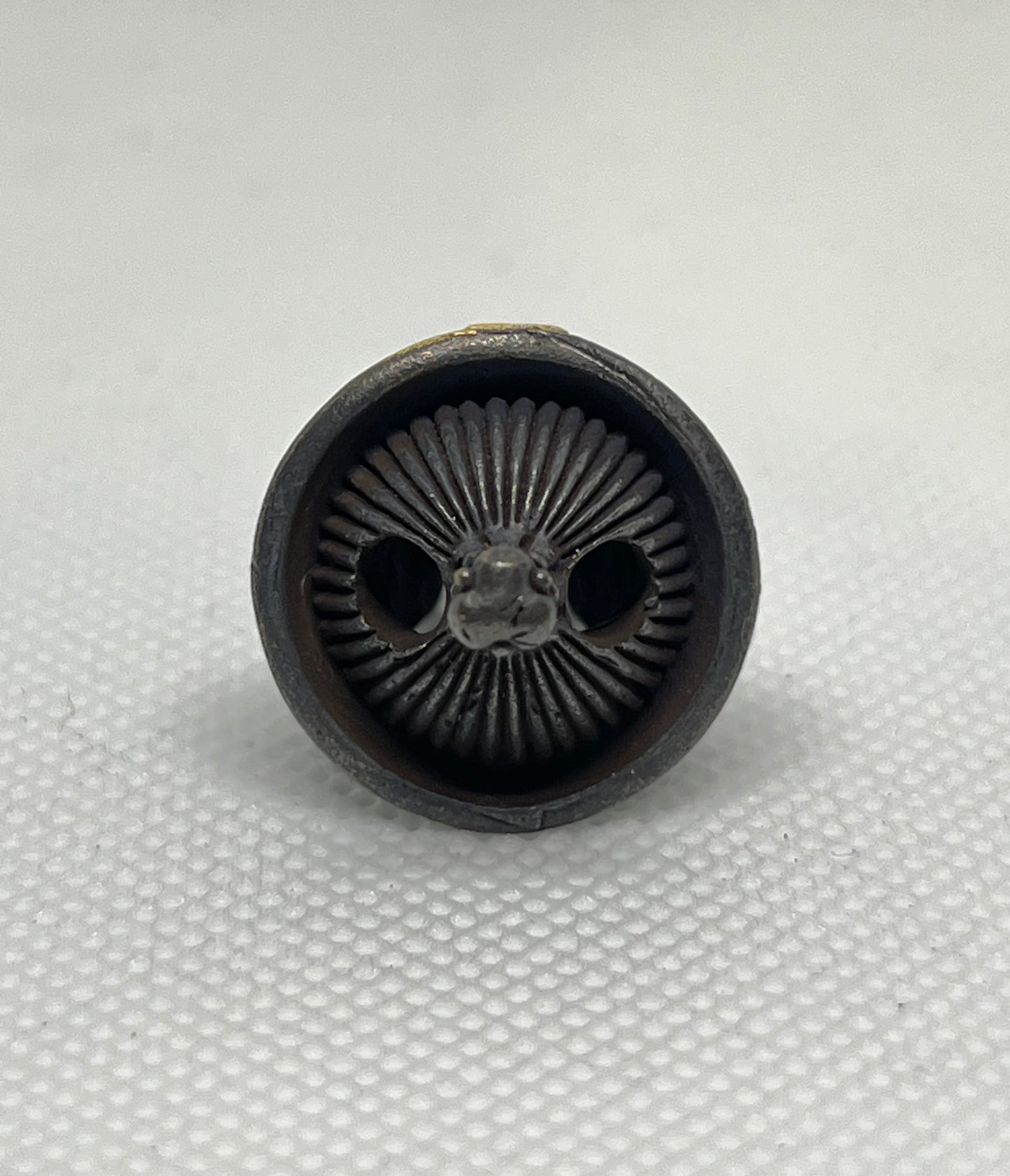 Distressed Dark Chinese Style Lanyard Bead, EDC Paracord Bead.