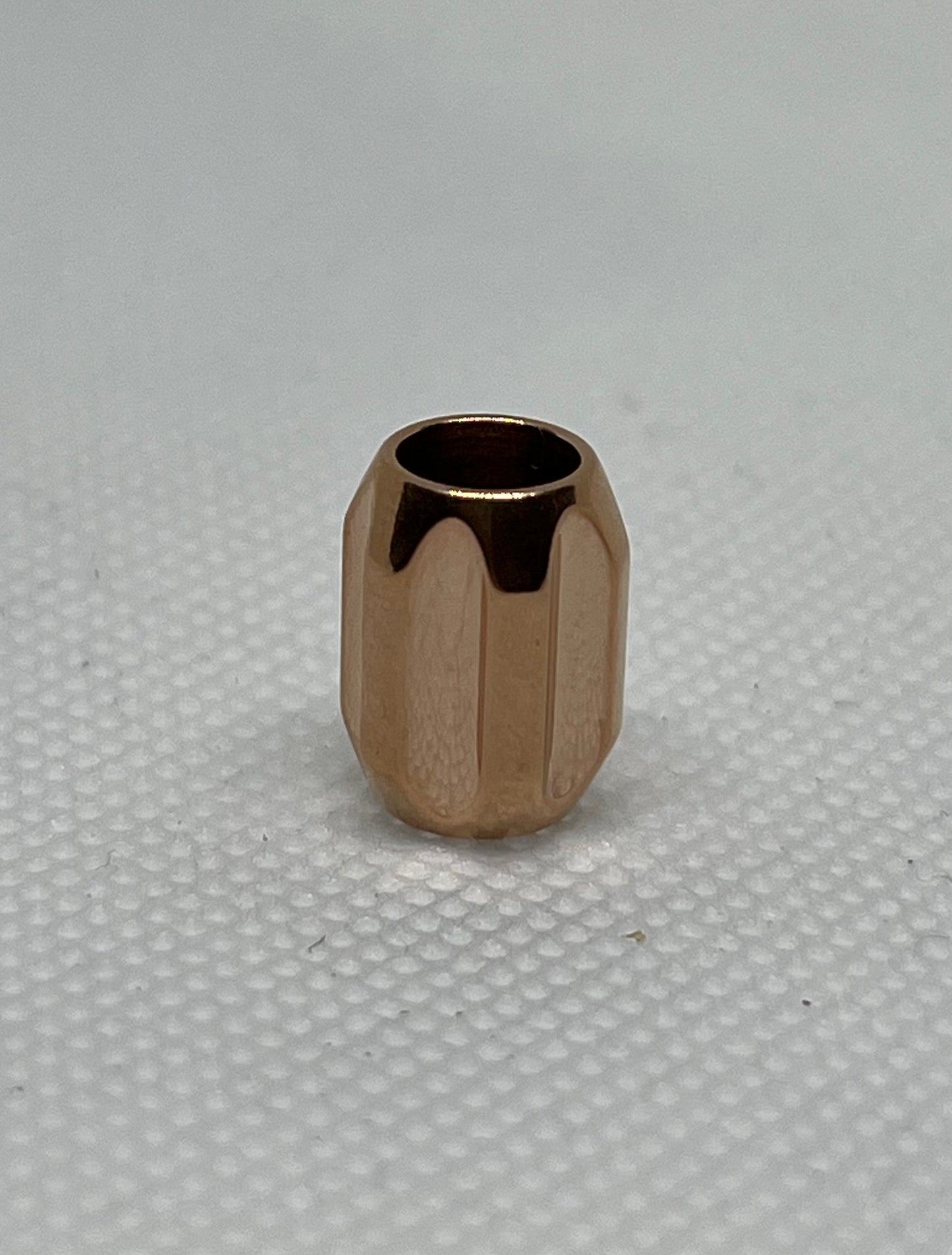 Stainless Steel Barrel Lanyard Bead, EDC Paracord Bead.