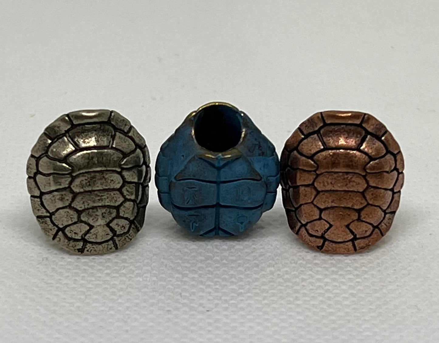 Brass Sea Turtle Lanyard Bead, EDC Paracord Bead.