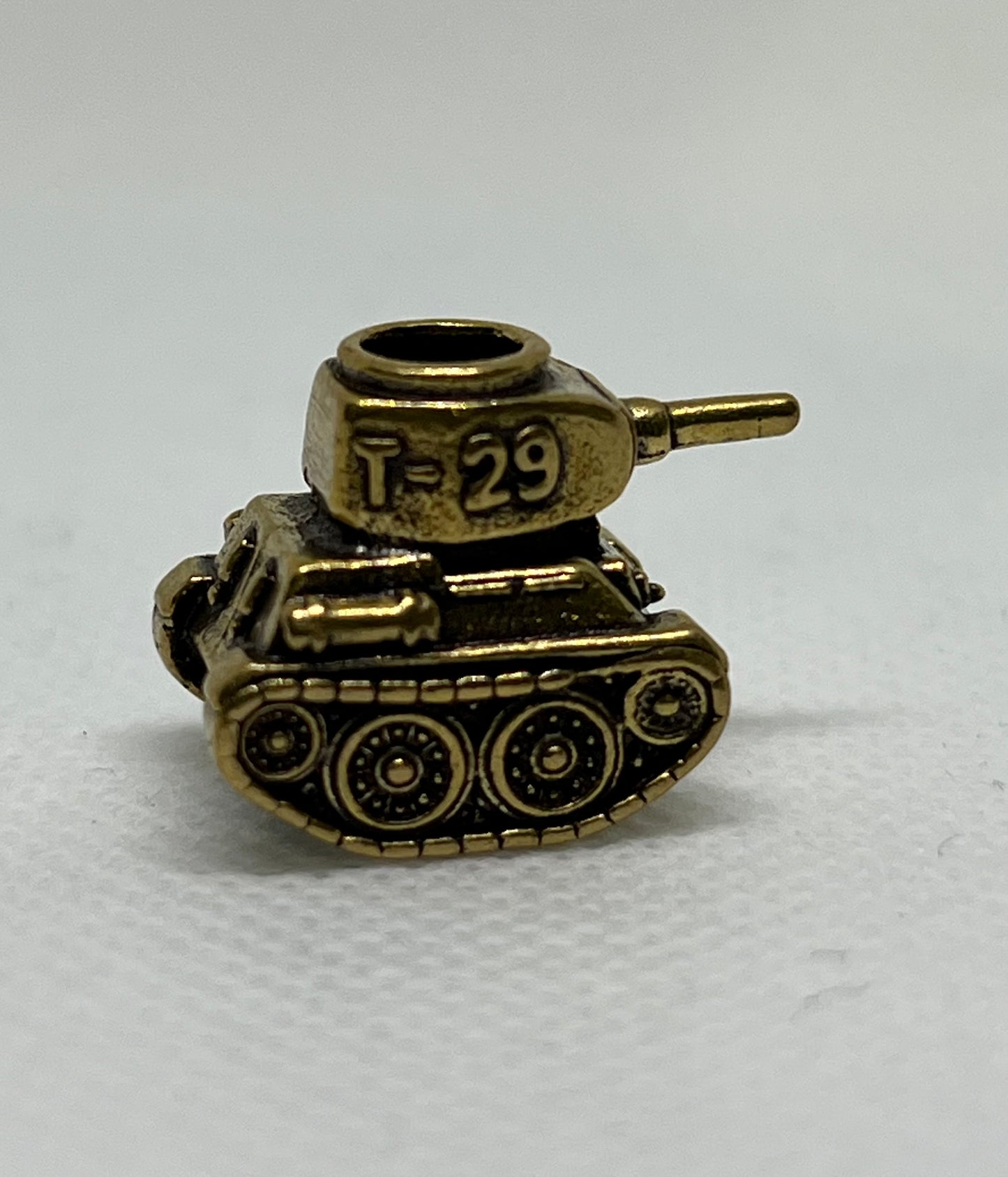 Brass Classic T29 Tank Lanyard Bead, EDC Paracord Bead.
