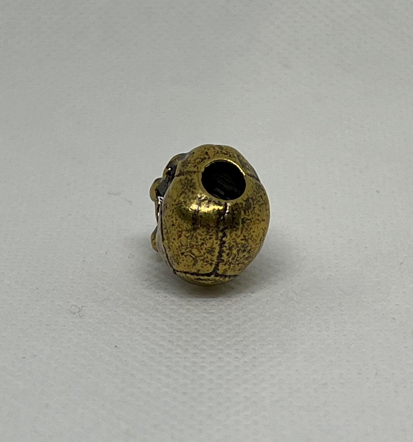 Brass Skull Lanyard Beads, EDC Paracord Beads