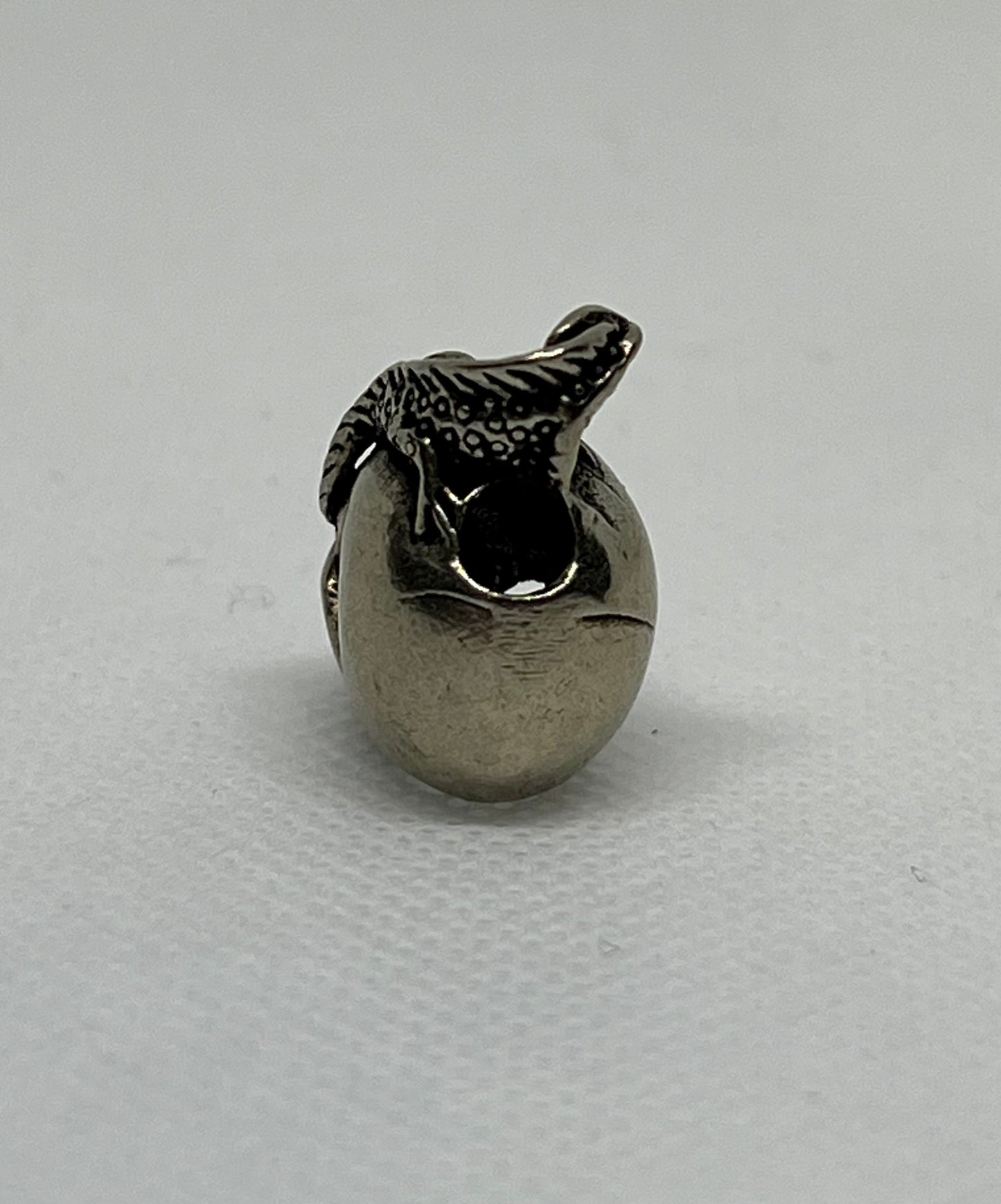 Brass Lizard Skull Lanyard Bead, EDC Paracord Bead.