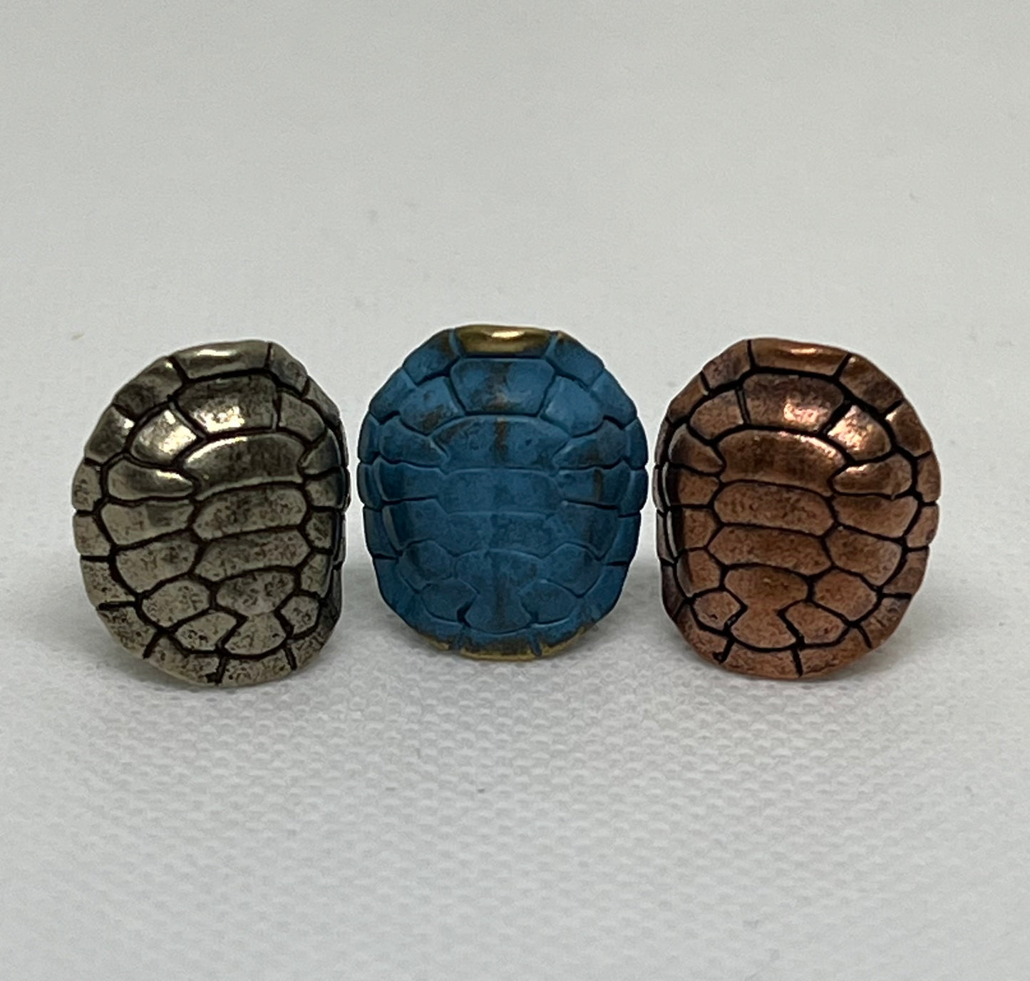 Brass Sea Turtle Lanyard Bead, EDC Paracord Bead.