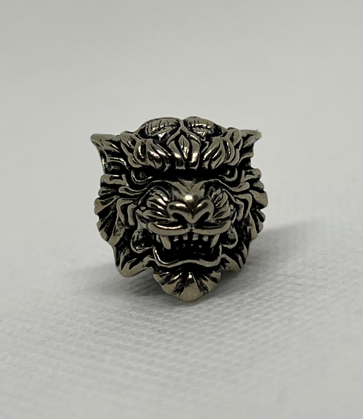 Brass Tiger Head Lanyard Bead, EDC Paracord Bead