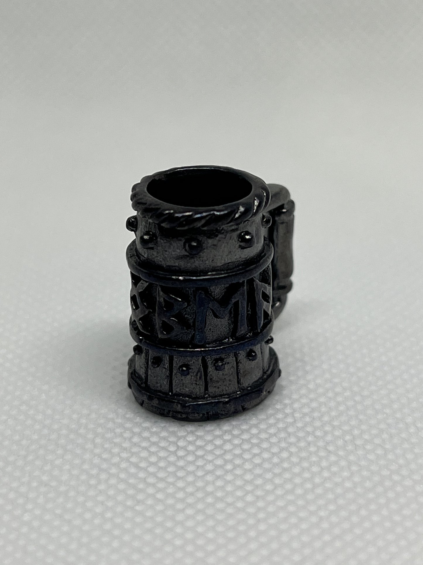 Brass Viking Beer Stein Lanyard Bead, EDC Paracord Bead.