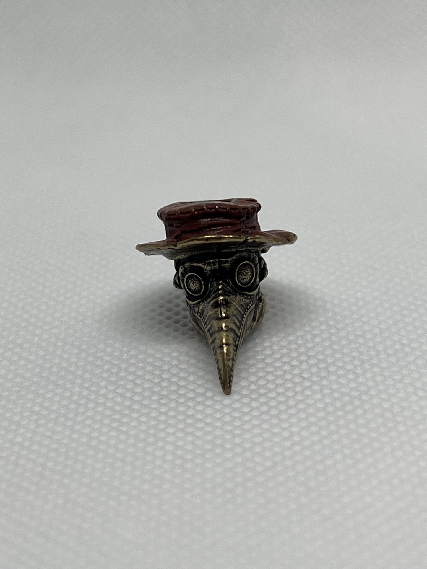 Plague Doctor Brass Lanyard Bead, EDC Paracord Bead.
