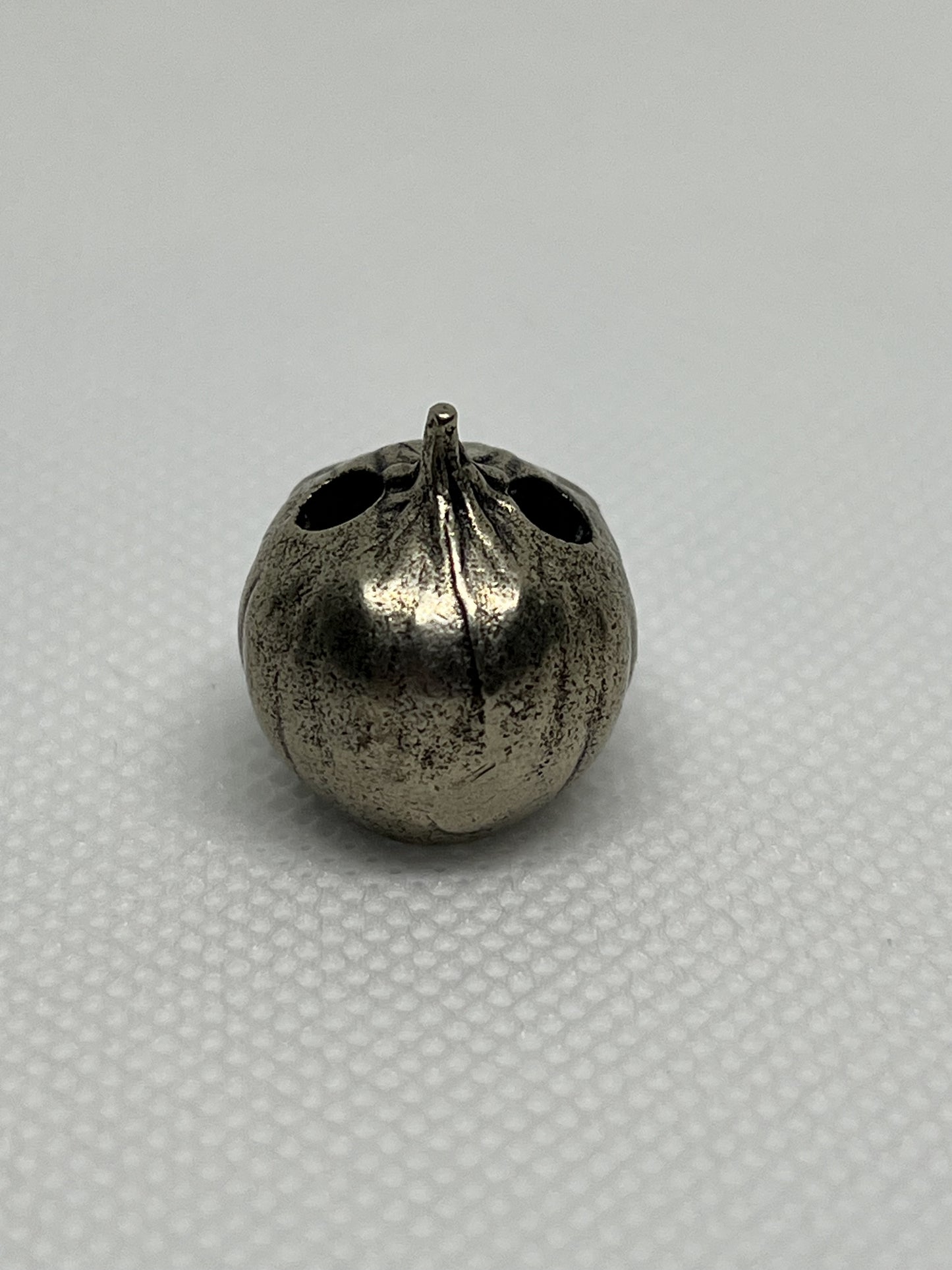 Halloween Pumpkin Brass Lanyard Bead, EDC Paracord Bead.