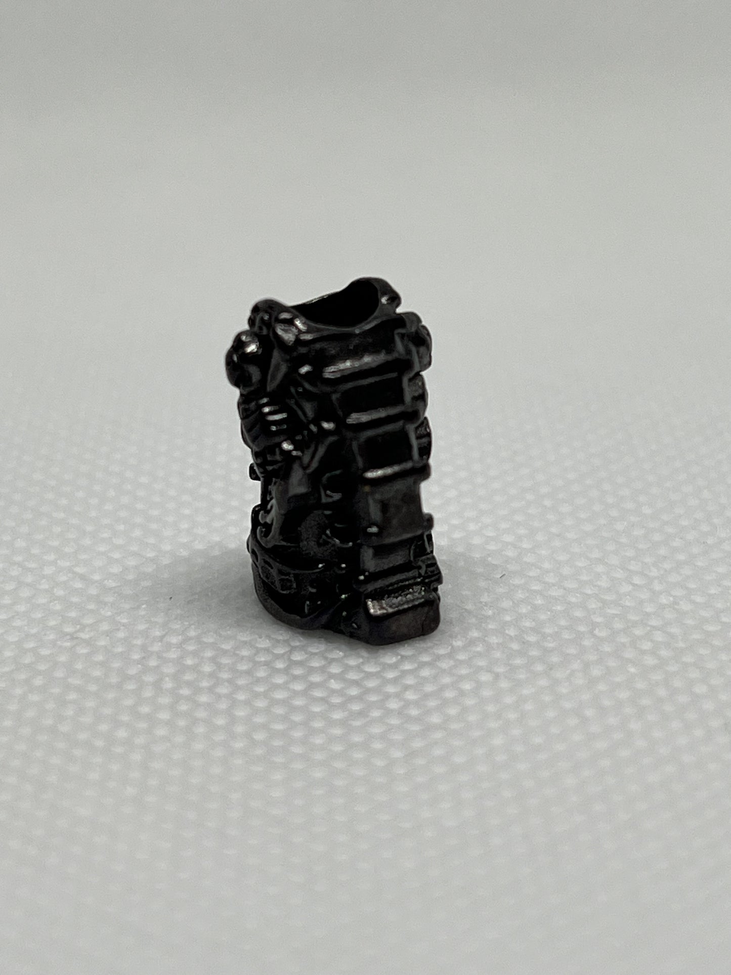 Plague Doctor Grim Reaper, Copper Lanyard Bead, EDC Paracord Bead.