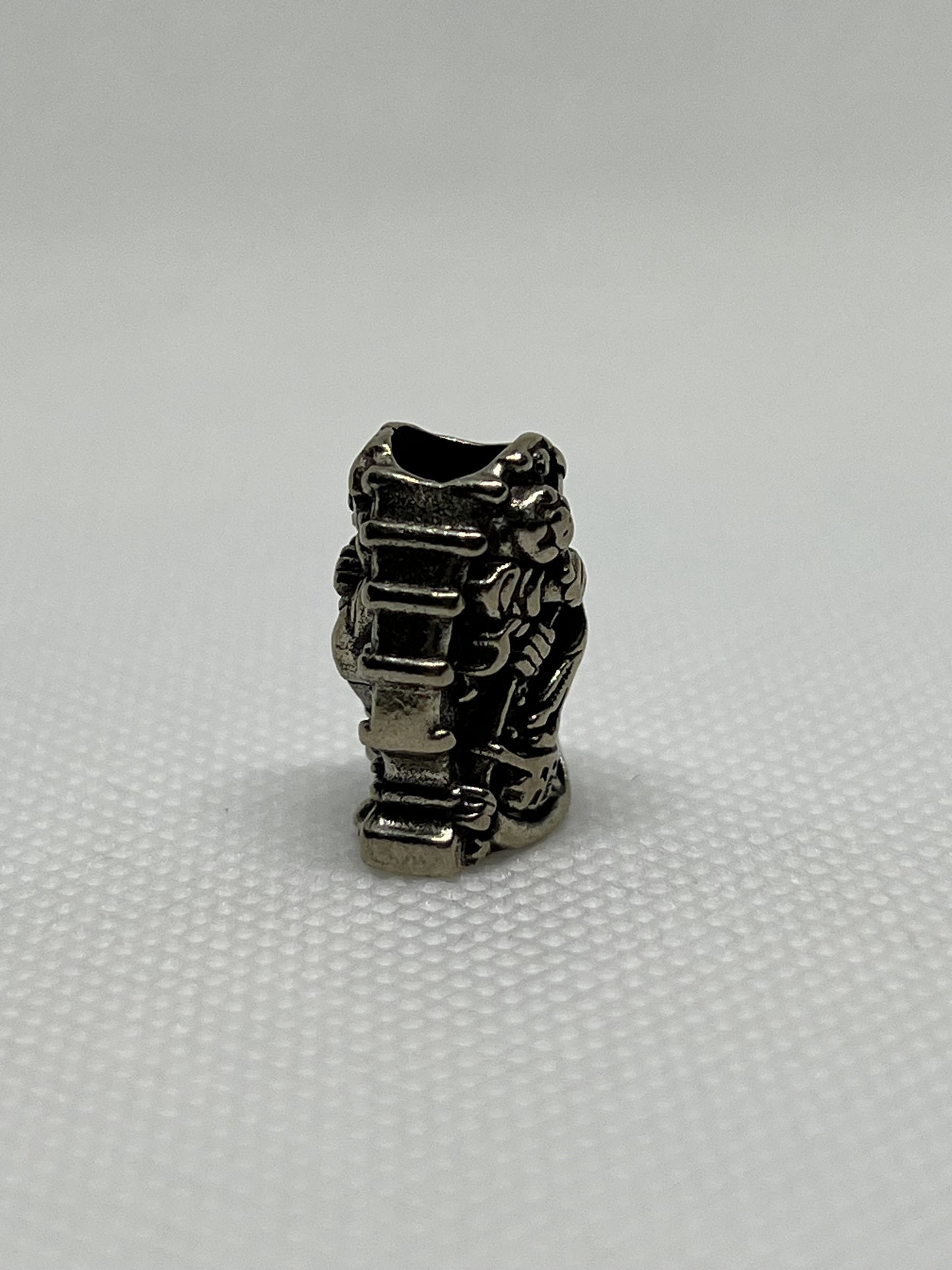 Plague Doctor Grim Reaper, Copper Lanyard Bead, EDC Paracord Bead.