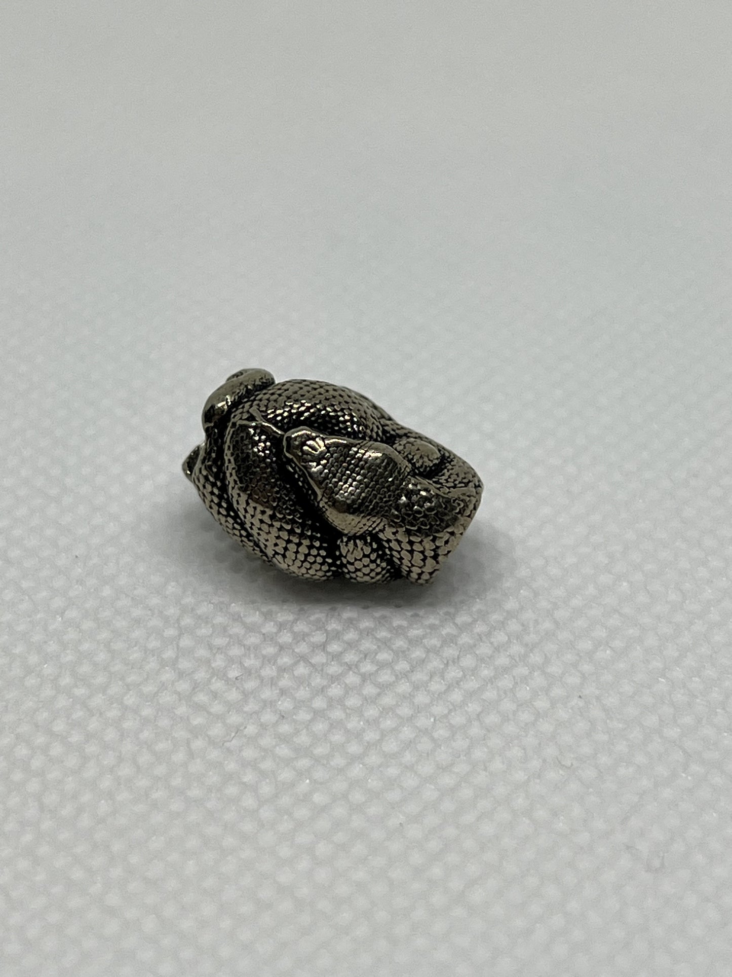Brass Snake Barrel Lanyard Bead, EDC Paracord Bead