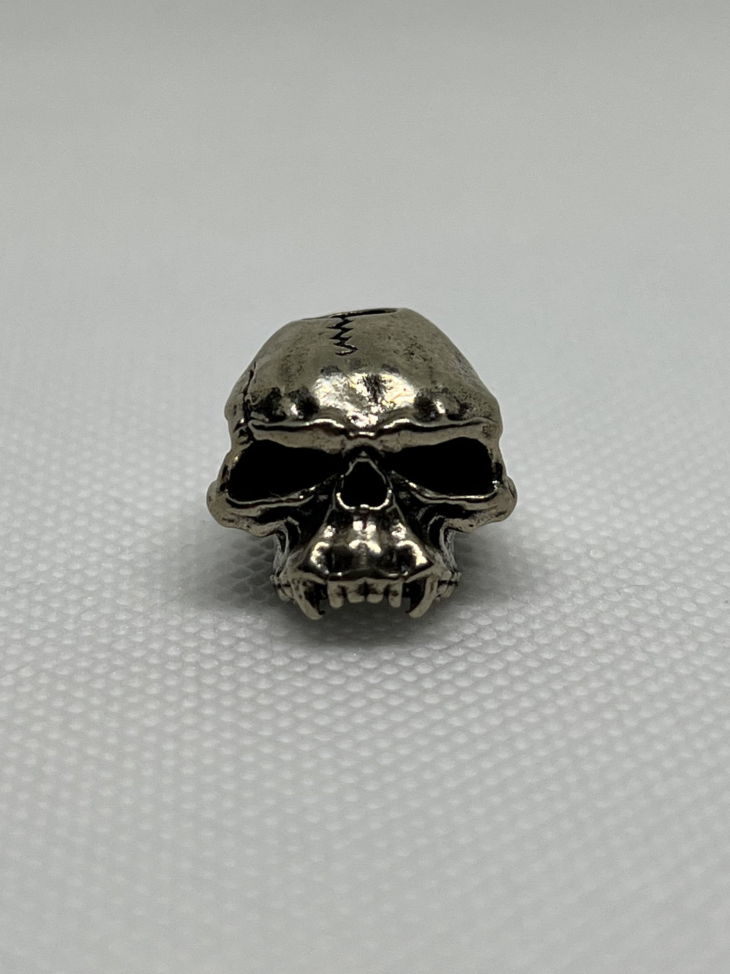 Brass Orcish Warrior Lanyard Bead, EDC Paracord Bead.