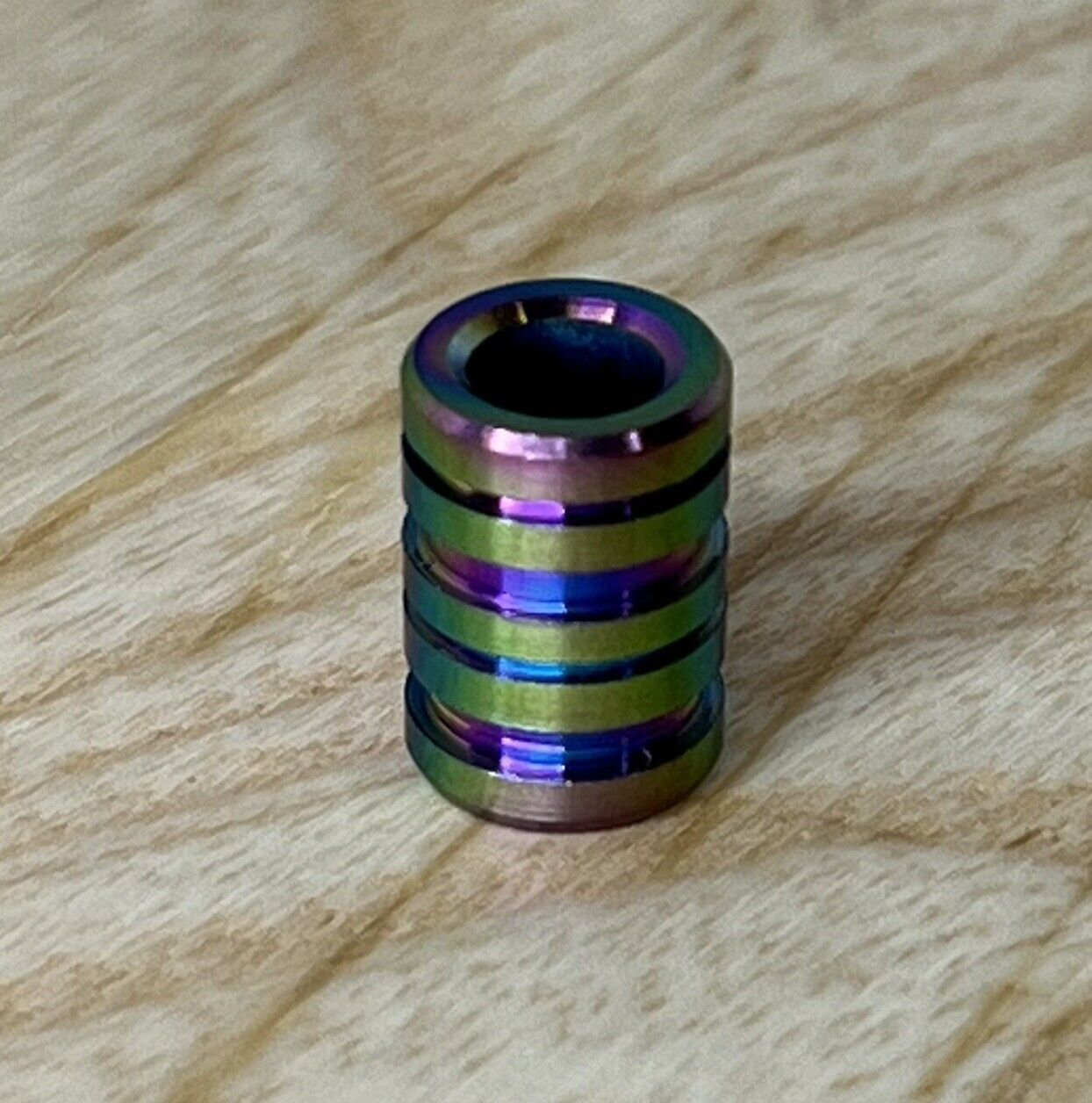 Titanium TC4 Lanyard Beads, EDC Paracord Beads Mixed Colour
