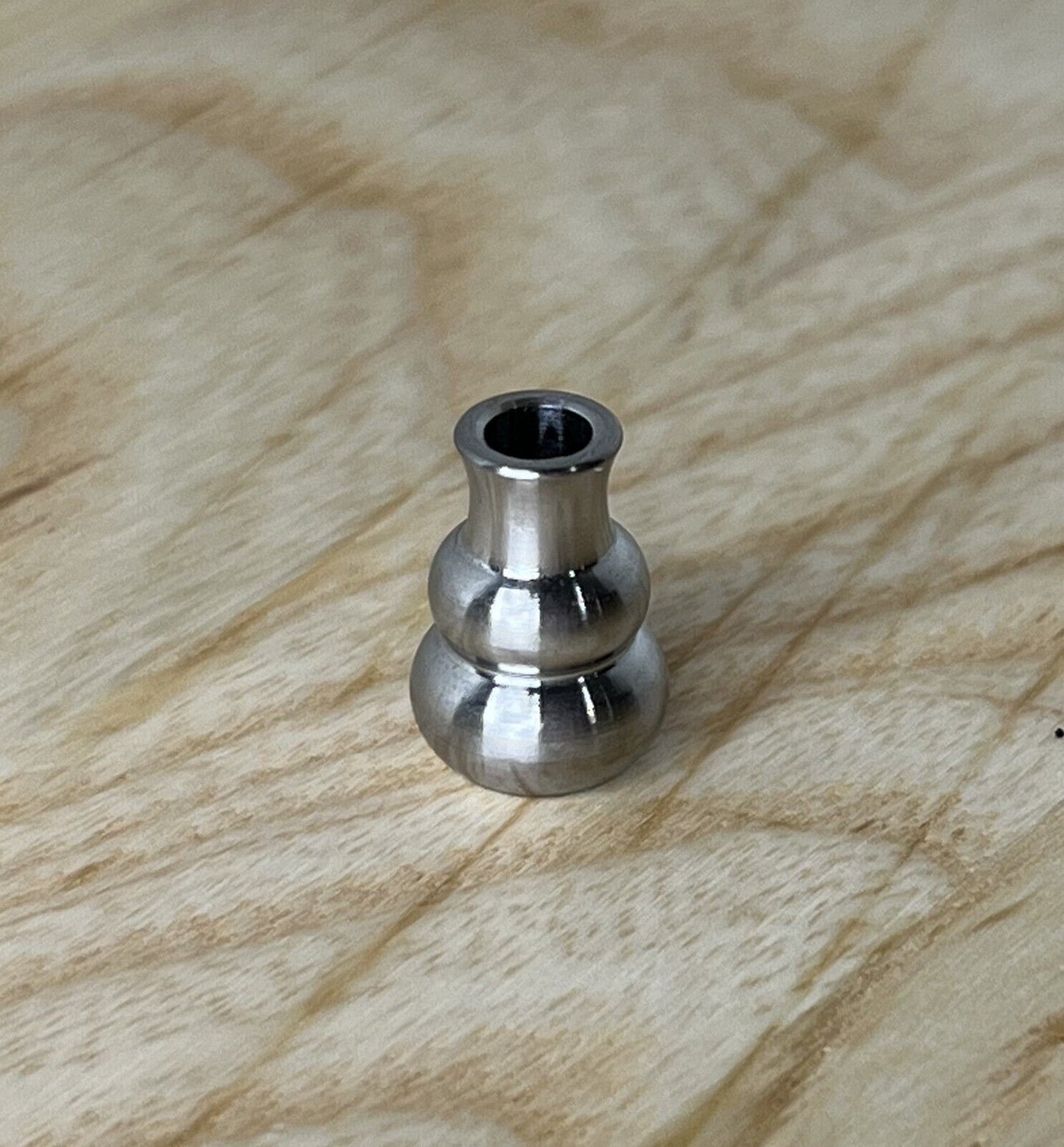 Alloy Parachute Bead, Gourd Shaped Lanyard Bead, EDC Paracord Bead