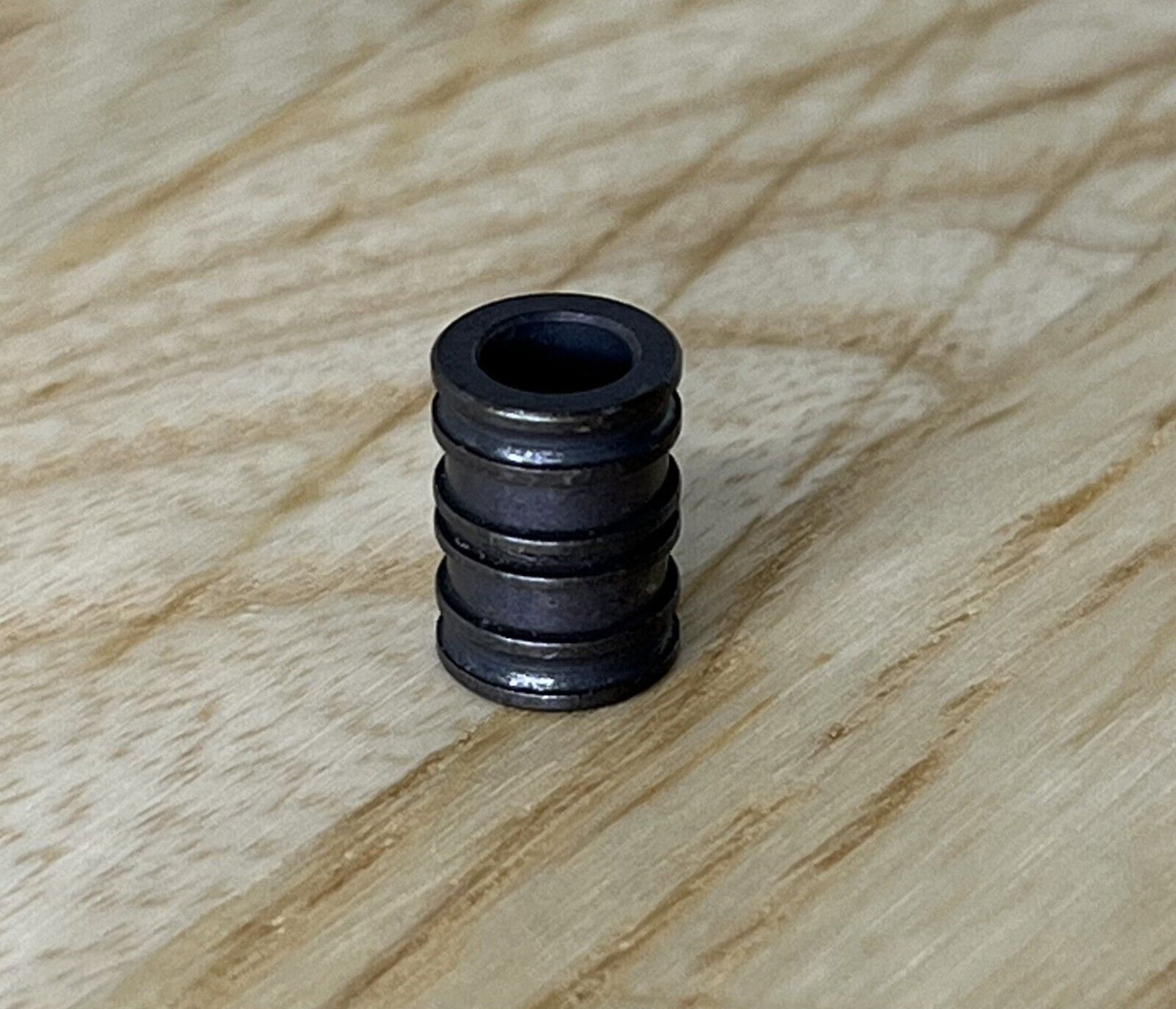 Column Shaped Brass Lanyard Bead, EDC Paracord Bead.