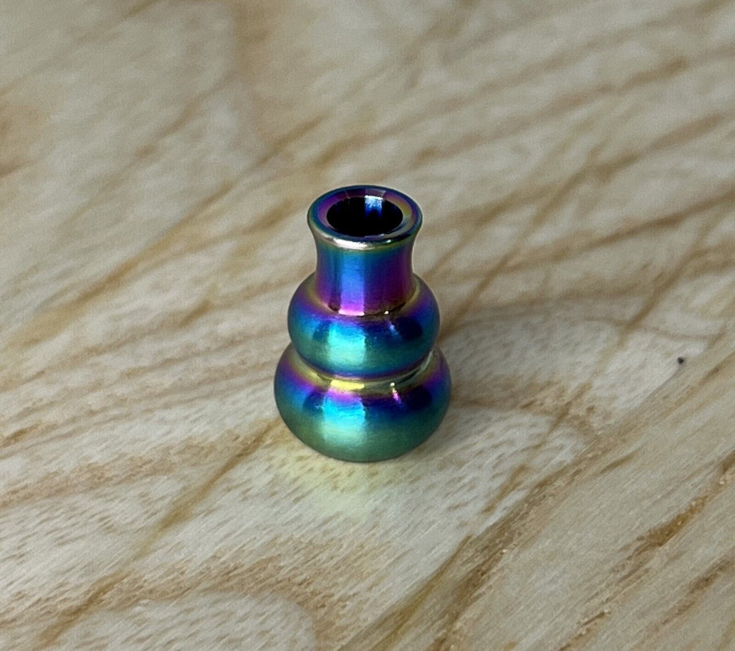 Alloy Parachute Bead, Gourd Shaped Lanyard Bead, EDC Paracord Bead