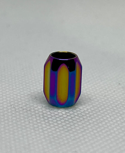 Stainless Steel Barrel Lanyard Bead, EDC Paracord Bead.
