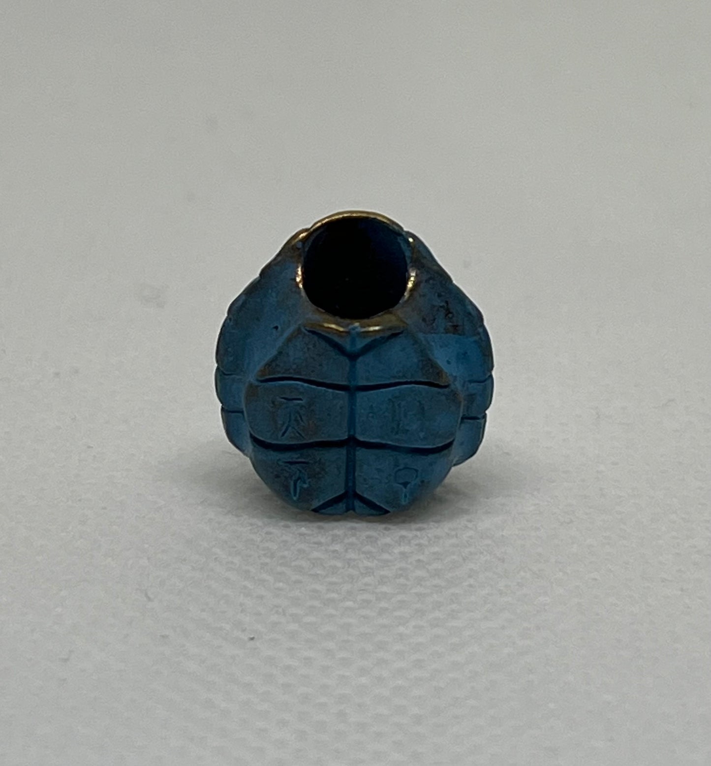 Brass Sea Turtle Lanyard Bead, EDC Paracord Bead.