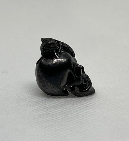 Brass Lizard Skull Lanyard Bead, EDC Paracord Bead.