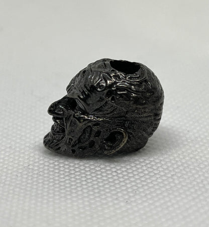 Brass Horror Freddy Lanyard Bead, EDC Paracord Bead.