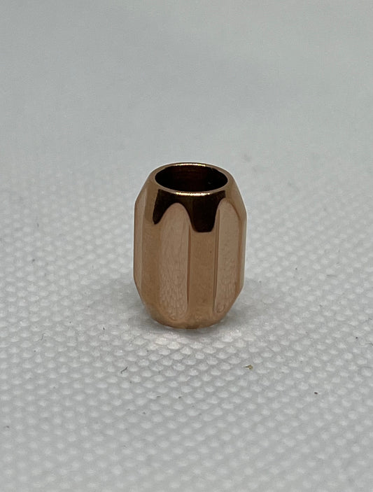 Stainless Steel Barrel Lanyard Bead, EDC Paracord Bead.