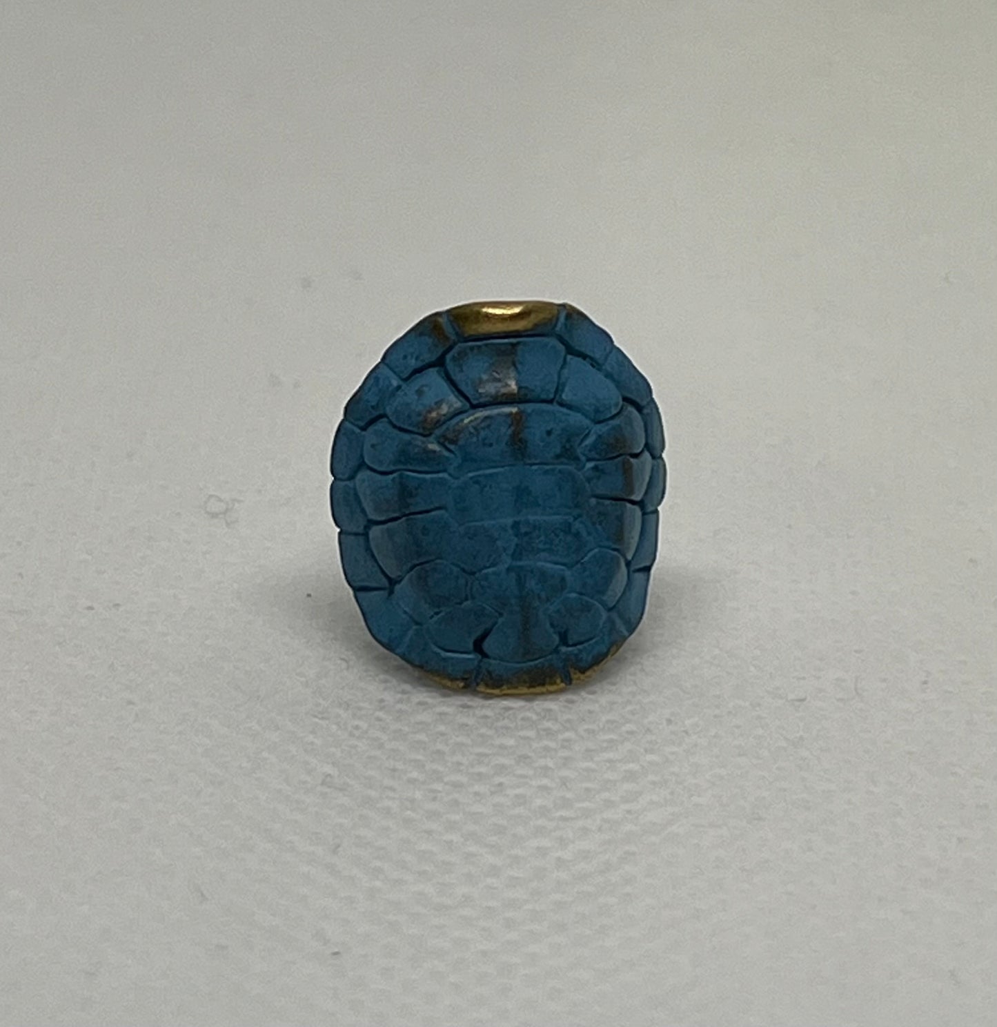 Brass Sea Turtle Lanyard Bead, EDC Paracord Bead.