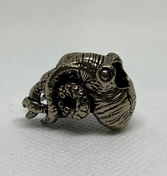 Brass Octopus Lanyard Bead, EDC Paracord Bead