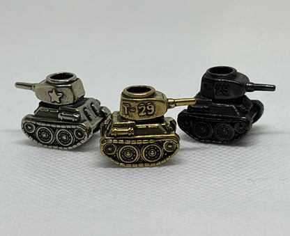 Brass Classic T29 Tank Lanyard Bead, EDC Paracord Bead.