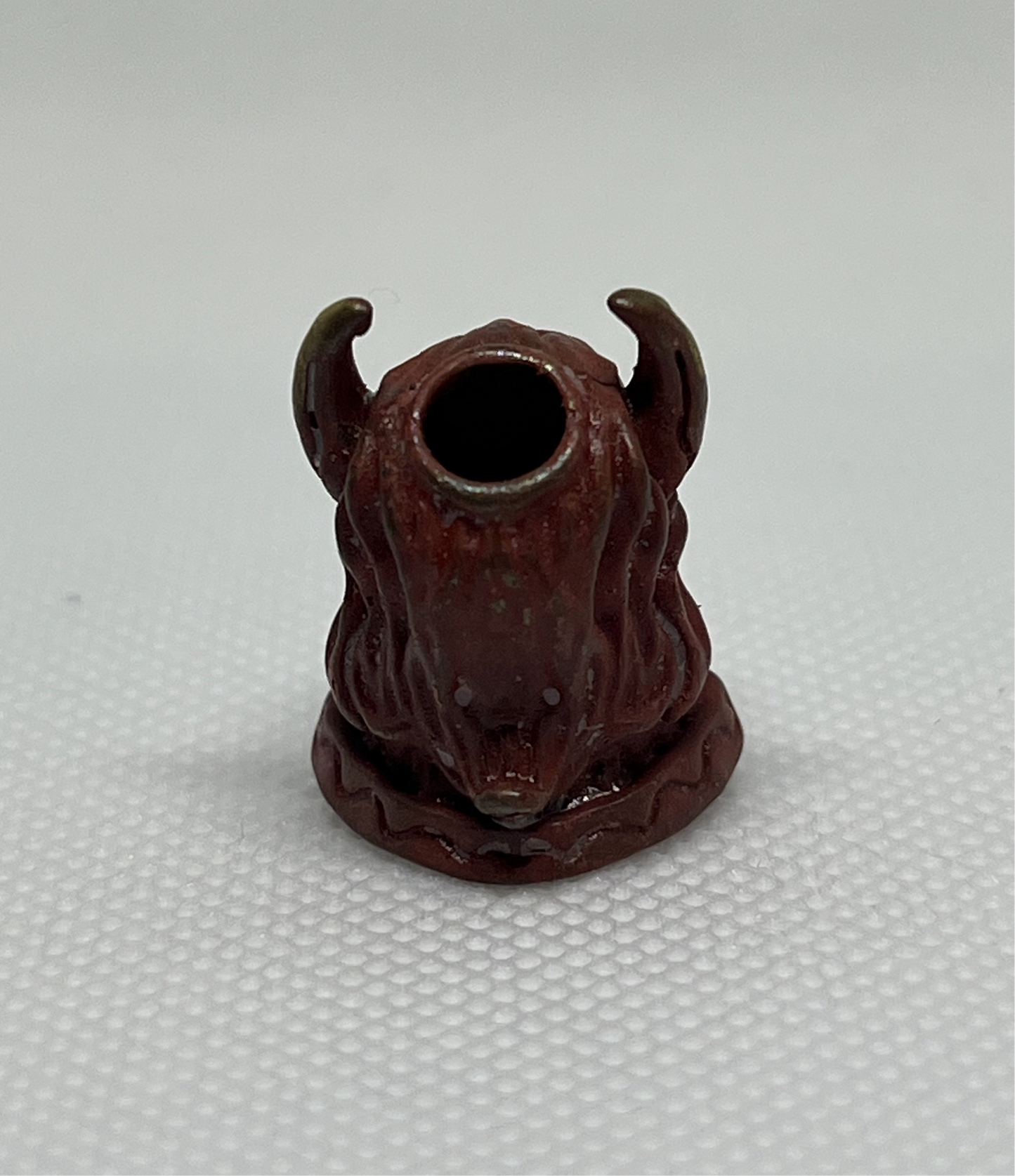 Brass Warrior Helmet Skull Lanyard Bead, EDC Paracord Bead.