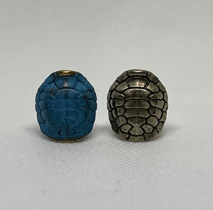 Brass Sea Turtle Lanyard Bead, EDC Paracord Bead.