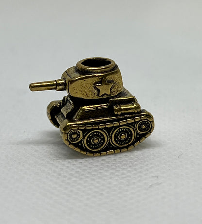 Brass Classic T29 Tank Lanyard Bead, EDC Paracord Bead.