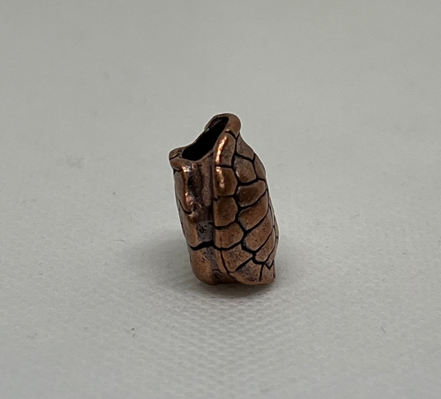 Brass Sea Turtle Lanyard Bead, EDC Paracord Bead.