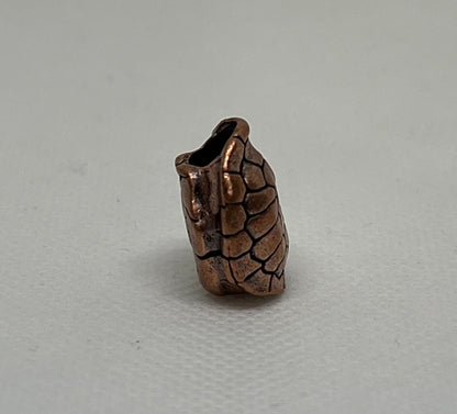 Brass Sea Turtle Lanyard Bead, EDC Paracord Bead.