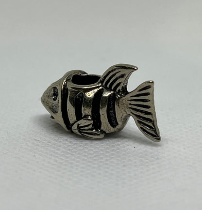 Brass Shark Lanyard Bead, EDC Paracord Bead