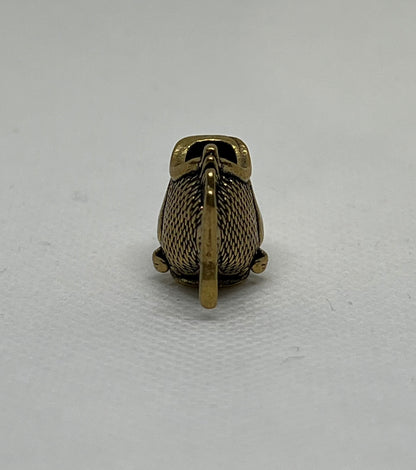 Brass Piranha Lanyard Bead, EDC Paracord Bead