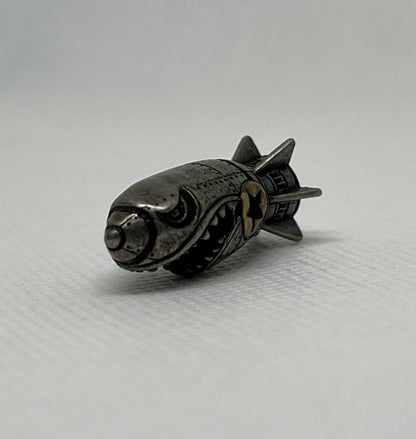 Copper Shark Rocket Lanyard Beads, EDC Paracord Beads