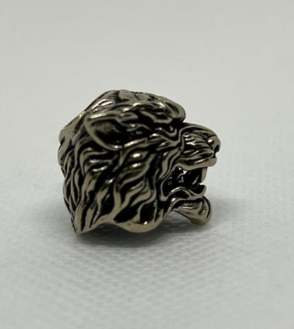 Brass Tiger Head Lanyard Bead, EDC Paracord Bead