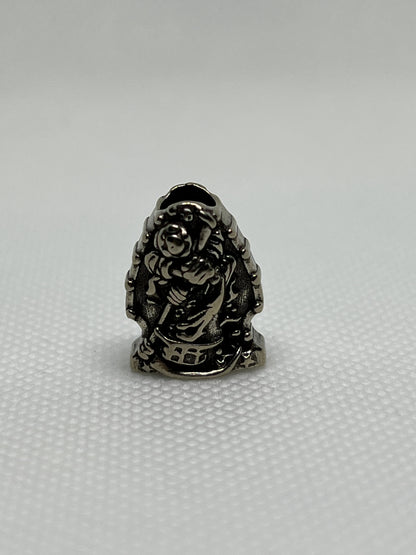 Plague Doctor Grim Reaper, Copper Lanyard Bead, EDC Paracord Bead.