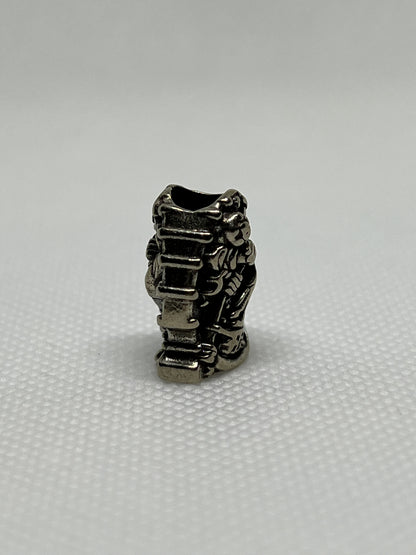 Plague Doctor Grim Reaper, Copper Lanyard Bead, EDC Paracord Bead.