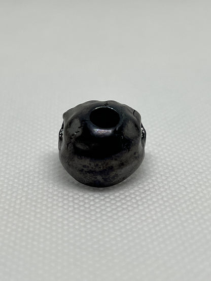Brass Orcish Warrior Lanyard Bead, EDC Paracord Bead.