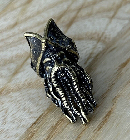 Brass “Davy Jones” Lanyard Bead, EDC Paracord Bead
