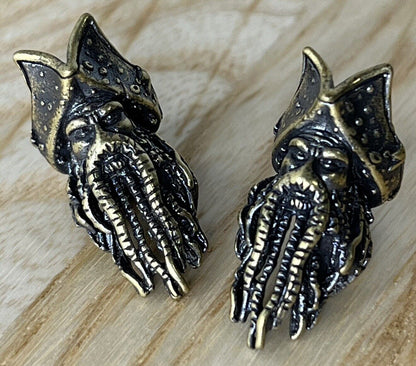 Brass “Davy Jones” Lanyard Bead, EDC Paracord Bead