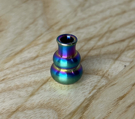 Alloy Parachute Bead, Gourd Shaped Lanyard Bead, EDC Paracord Bead