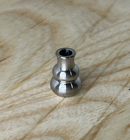 Alloy Parachute Bead, Gourd Shaped Lanyard Bead, EDC Paracord Bead